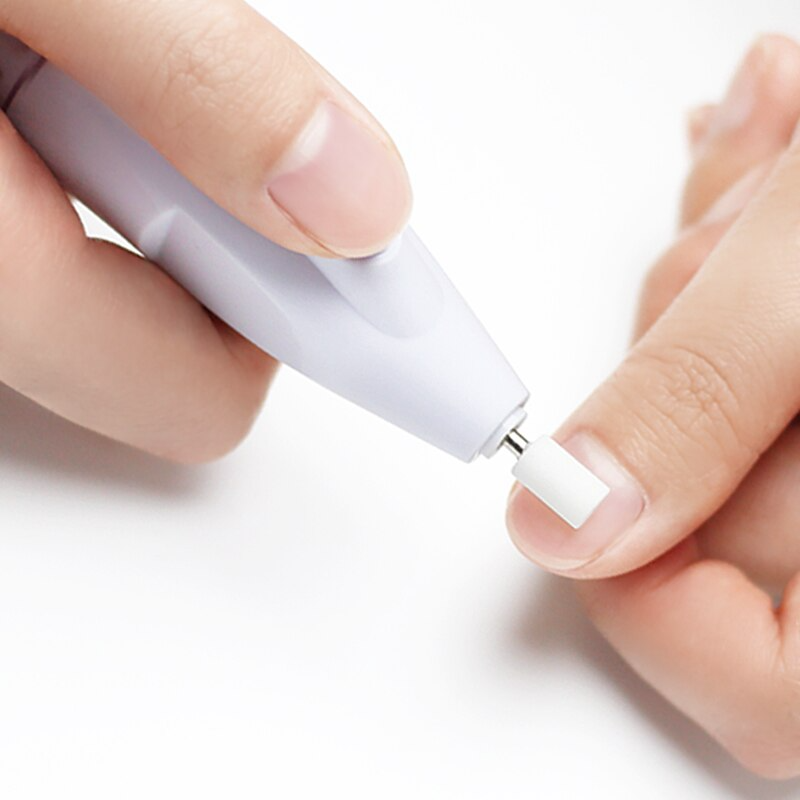 Lixa Elétrica Profissional Sem Fio Para Unhas Pé Mão Cuticula 5 em 1