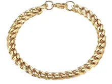 Pulseira Masculina de Corrente Cubana de Aço Inoxidável Viking Kpop Unisses