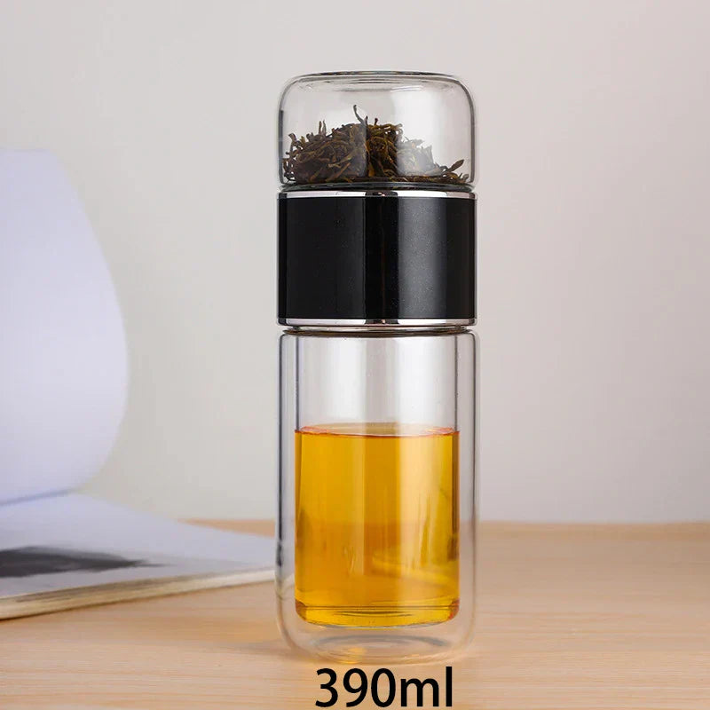 Garrafa para Chá de Vidro com Infusor | EcoTea