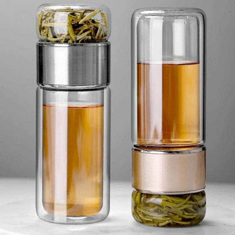 Garrafa para Chá de Vidro com Infusor | EcoTea