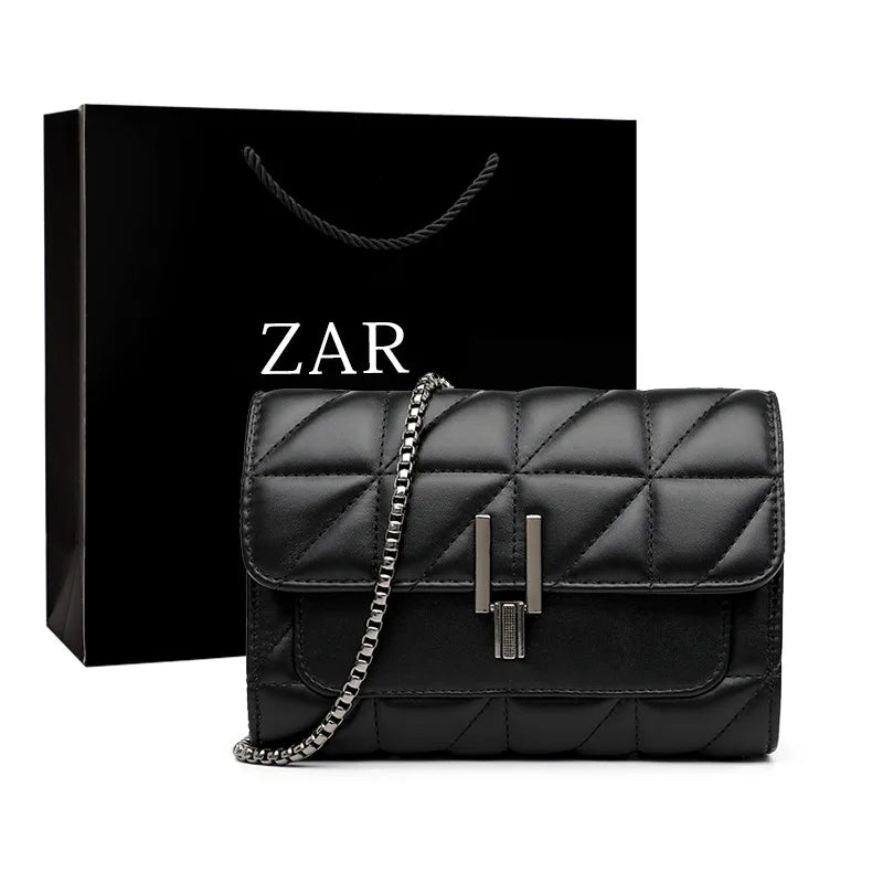 Bolsa Feminina de Couro Designer de Luxo Crossbody