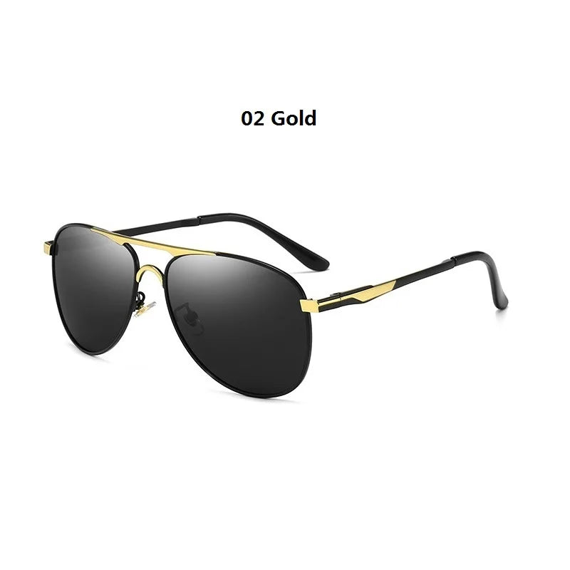 Óculos de Sol Polarizados Modelo Piloto de Luxo Unissex UV400
