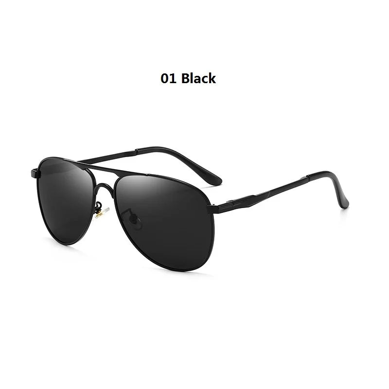 Óculos de Sol Polarizados Modelo Piloto de Luxo Unissex UV400