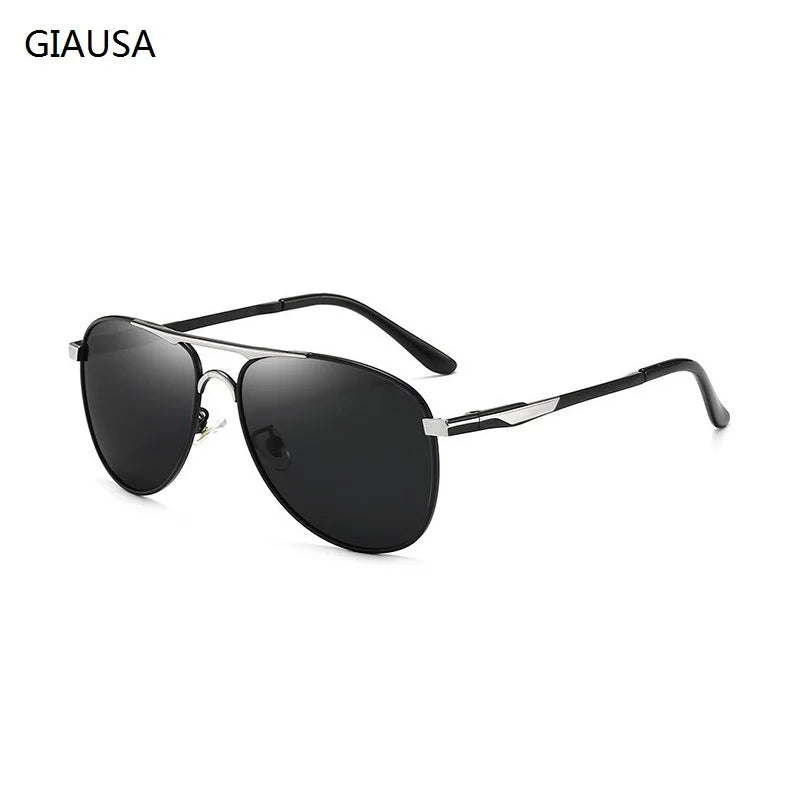 Óculos de Sol Polarizados Modelo Piloto de Luxo Unissex UV400