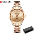 Relógio Feminino de Ouro Montre Femme CURREN