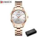 Relógio Feminino de Ouro Montre Femme CURREN