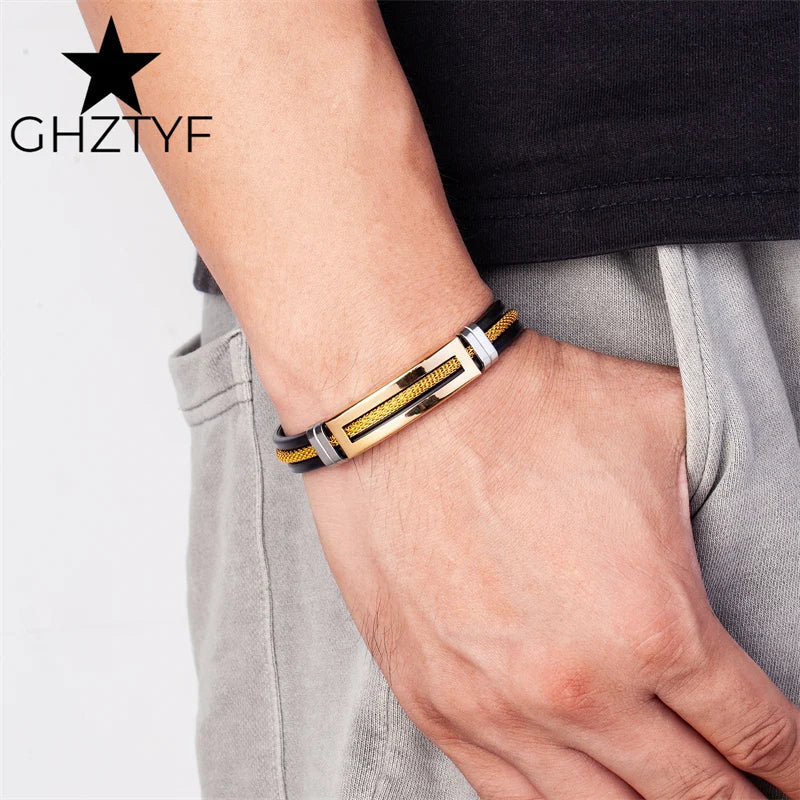 Pulseiras de Aço Inoxidável de Corrente GazTiff
