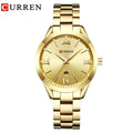 Relógio Feminino de Ouro Montre Femme CURREN