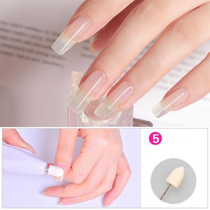 Lixa Elétrica Profissional Sem Fio Para Unhas Pé Mão Cuticula 5 em 1