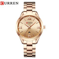 Relógio Feminino de Ouro Montre Femme CURREN