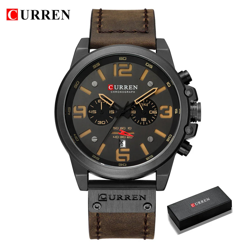 Relógio Masculino Militar de Luxo Top à Prova D' Água