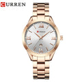 Relógio Feminino de Ouro Montre Femme CURREN