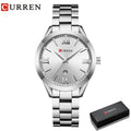 Relógio Feminino de Ouro Montre Femme CURREN