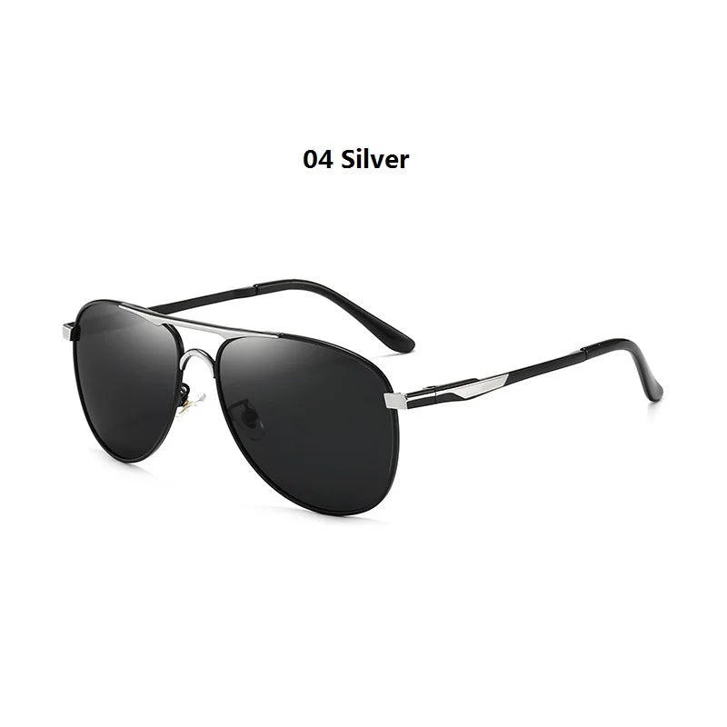Óculos de Sol Polarizados Modelo Piloto de Luxo Unissex UV400