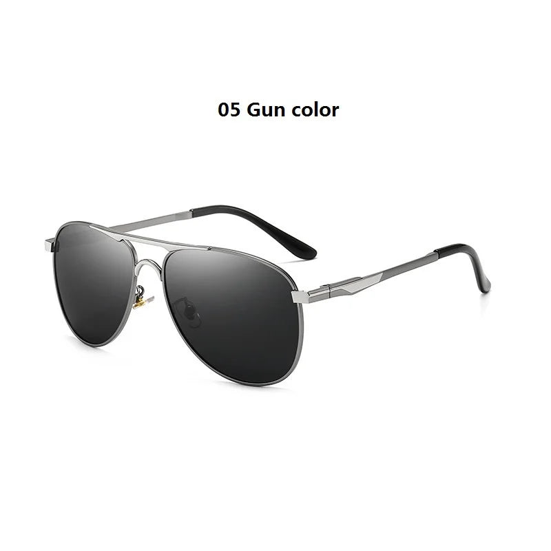 Óculos de Sol Polarizados Modelo Piloto de Luxo Unissex UV400