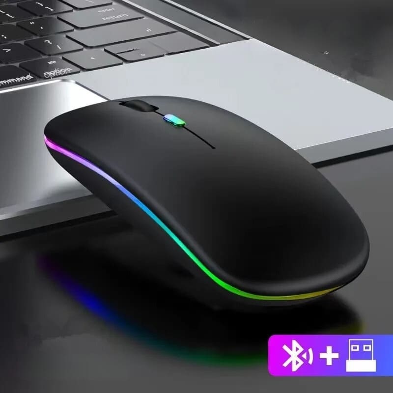 Mouse Sem Fio Recarregável de Alta Precisão