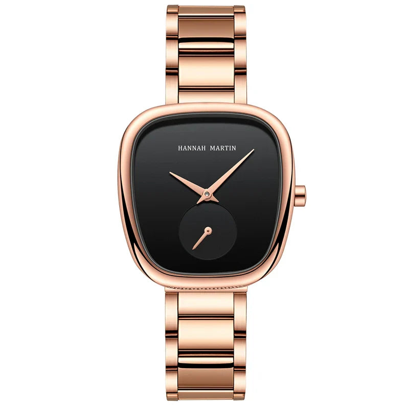 Relógio Feminino de Quartzo Minimalista Oval