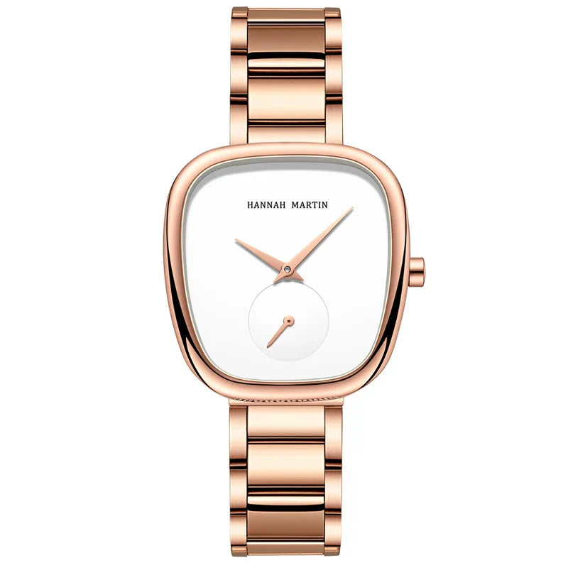 Relógio Feminino de Quartzo Minimalista Oval