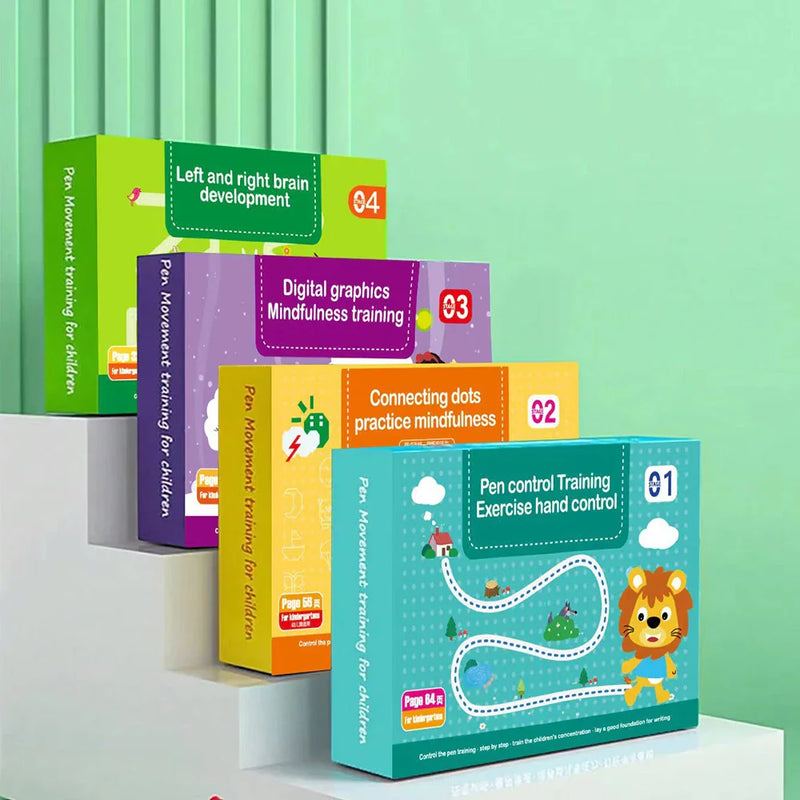 Livro de Treinamento Reutilizável Prática mágica Copybook para Crianças Desenho Educação