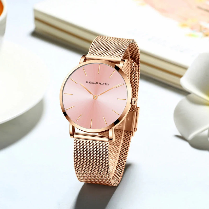 Relógio Feminino de Quartzo Nórdica Minimalista