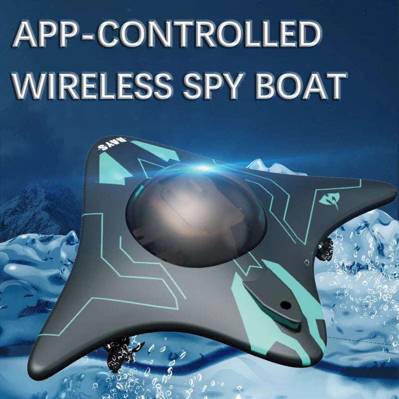 Mini WIFI RC Barco Submarino de Seis Vias Mergulho
