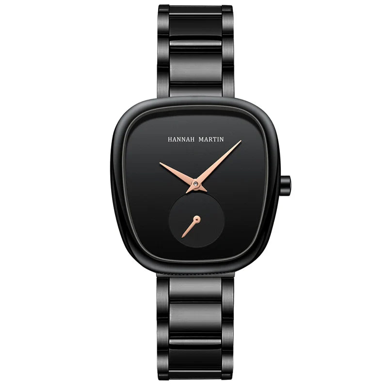 Relógio Feminino de Quartzo Minimalista Oval