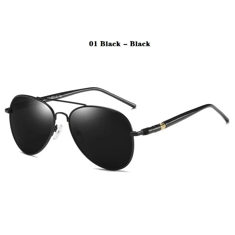 Óculos de Sol Polarizados Modelo Piloto de Luxo Unissex UV400