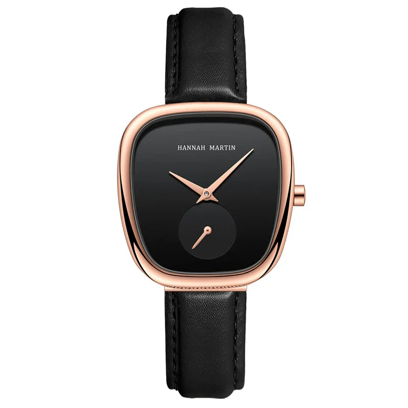 Relógio Feminino de Quartzo Minimalista Oval