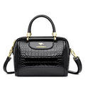 Bolsas Feminina Luxo de Couro Macio 3 Camadas Ombro Crossbody