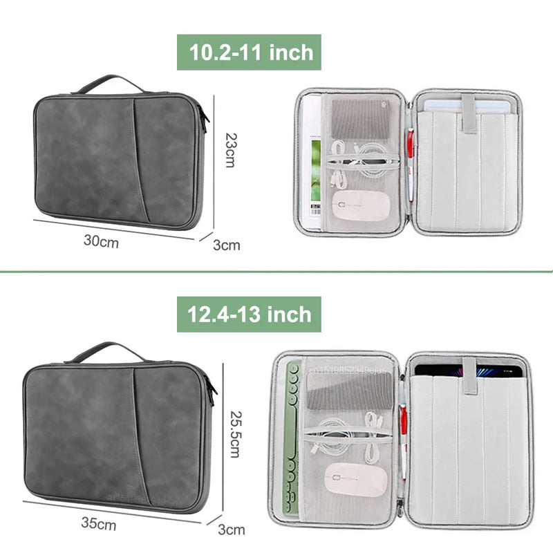Bolsa para Tablet para Samsung Galaxy Tab S7 FE S8 S9 Plus A8 S6 Lite Bolsa para Xiaomi Pad 5 6 Pro Redmi