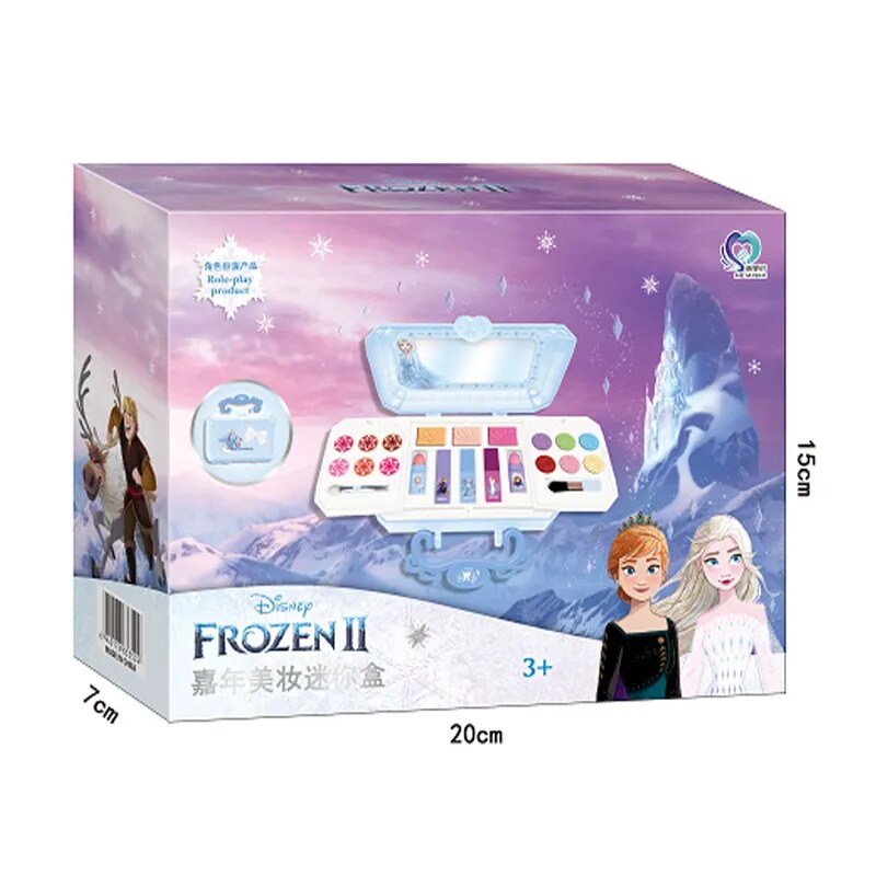 Maquiagem Infantil Tema Frozen/Ariel (Material ecológico)