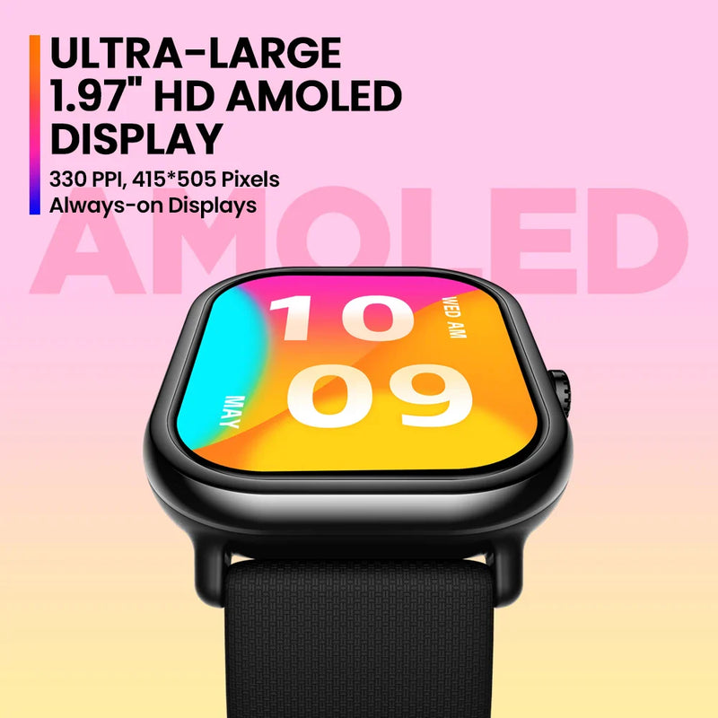 Smartwatch Relógio Inteligente Ultra Grande HD AMOLED Zeblaze GTS 3