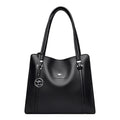 Bolsas Feminina Luxo de Couro Macio 3 Camadas Ombro Crossbody
