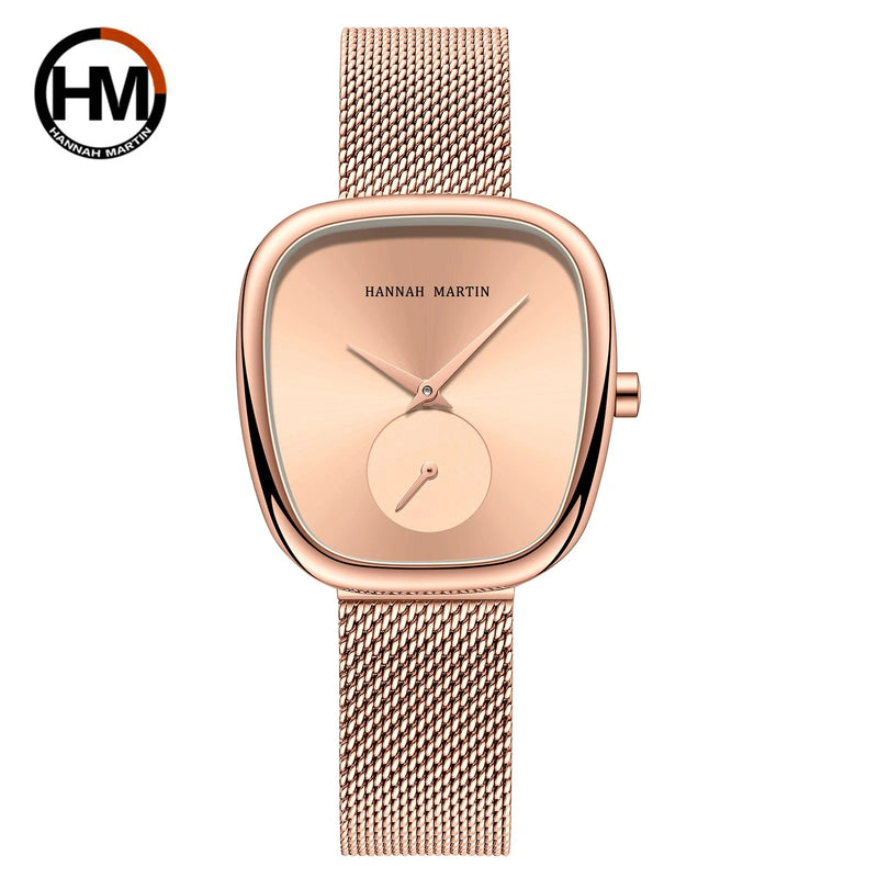 Relógio Feminino de Quartzo Minimalista Oval