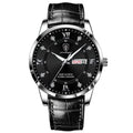 Relógio Masculino de Luxo, resistente à água com Pulseira de Couro