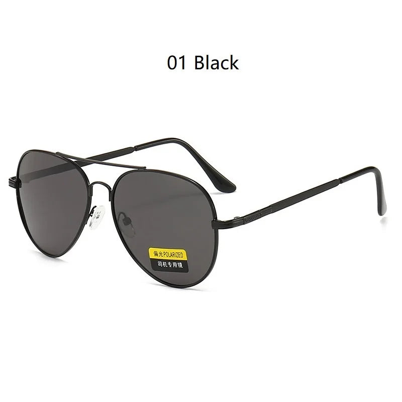 Óculos de Sol Polarizados Modelo Piloto de Luxo Unissex UV400