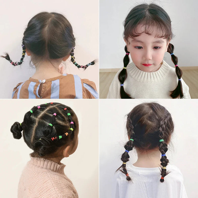 Elástico Descartável Laços de Cabelo Rabo de Cavalo com 500 / 1000 / 2000 Peças