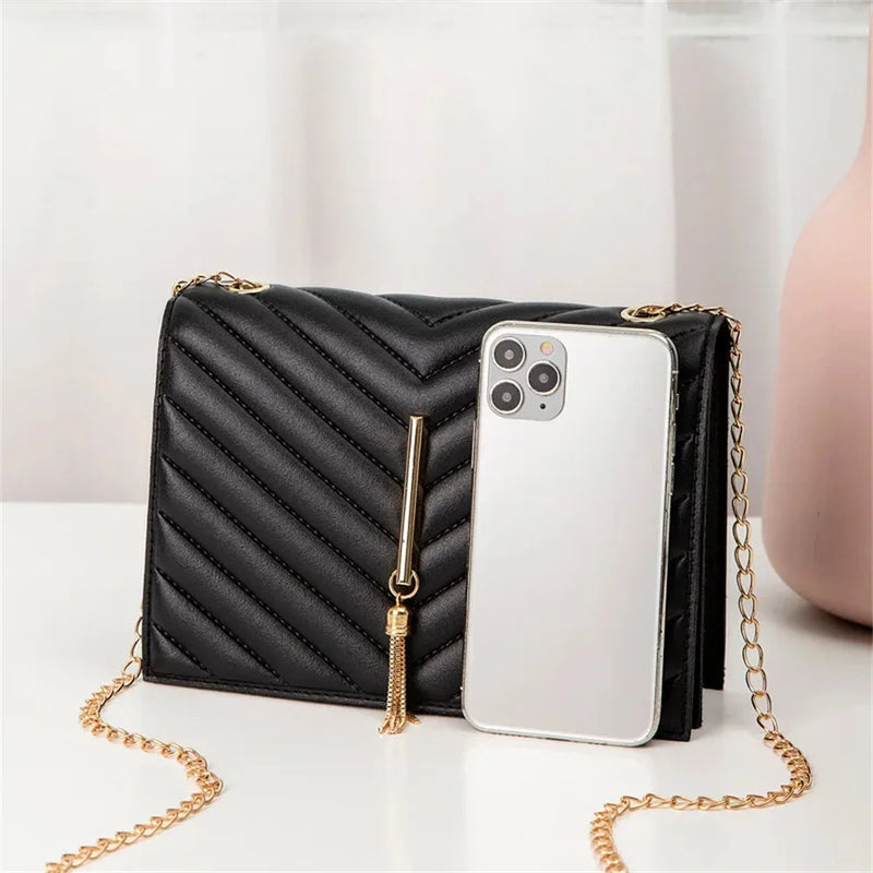 Bolsa Feminina Tassel Flap