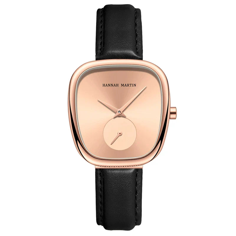 Relógio Feminino de Quartzo Minimalista Oval