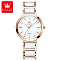 Relógio Feminino Luxo Rosa de Ouro OLEVS