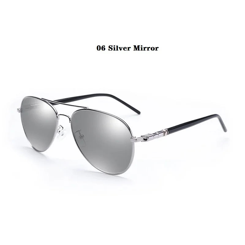 Óculos de Sol Polarizados Modelo Piloto de Luxo Unissex UV400