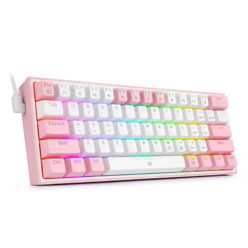 Teclado Gamer Redragon Compacto Fizz Rgb
