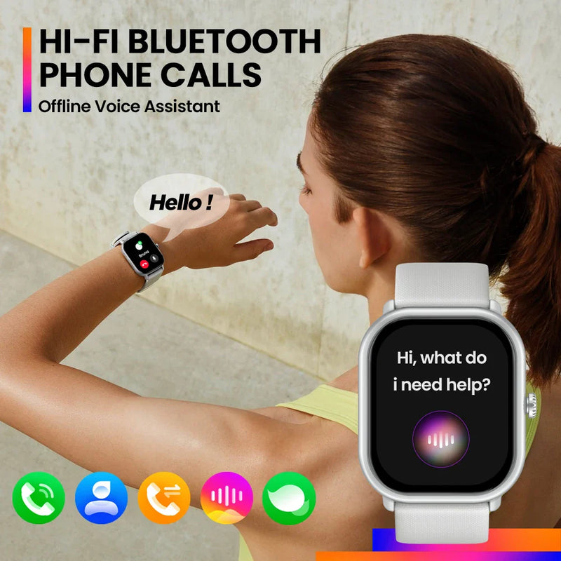 Smartwatch Relógio Inteligente Ultra Grande HD AMOLED Zeblaze GTS 3