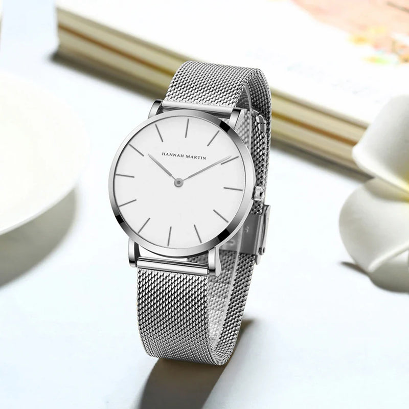 Relógio Feminino de Quartzo Nórdica Minimalista