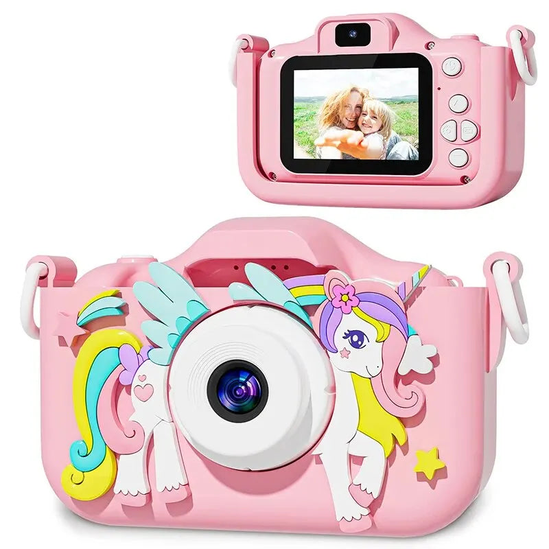 Camera fotográfica infantil- Câmera  1080p hd câmera de vídeo digital