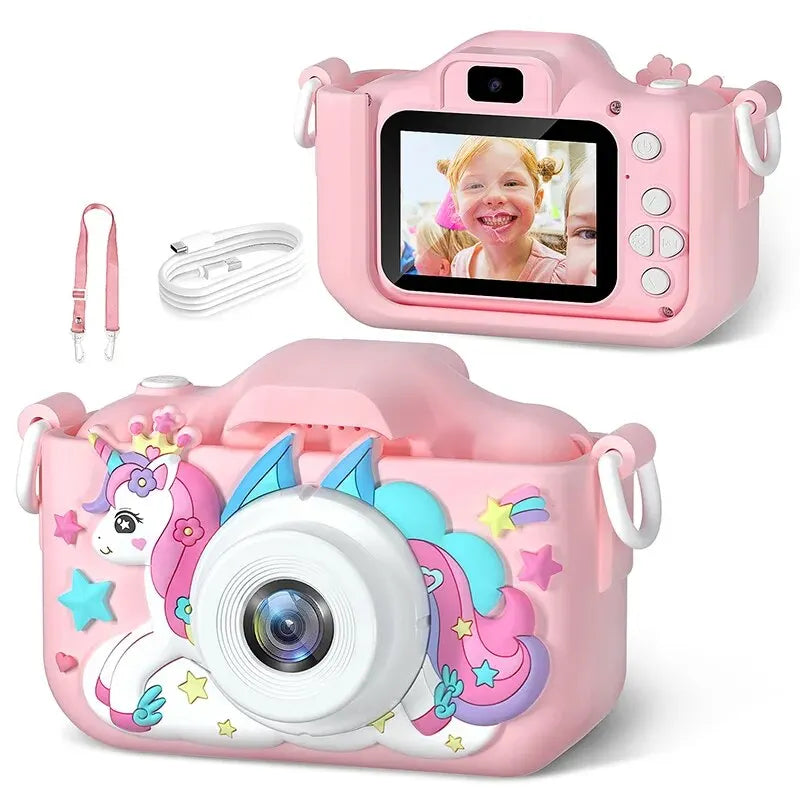 Camera fotográfica infantil- Câmera  1080p hd câmera de vídeo digital