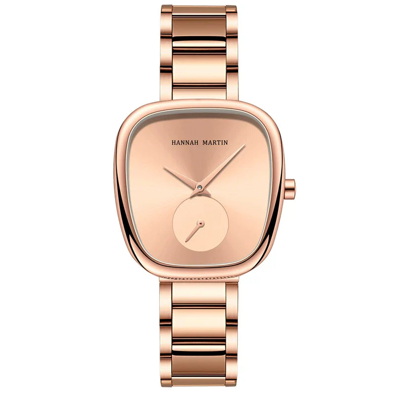 Relógio Feminino de Quartzo Minimalista Oval