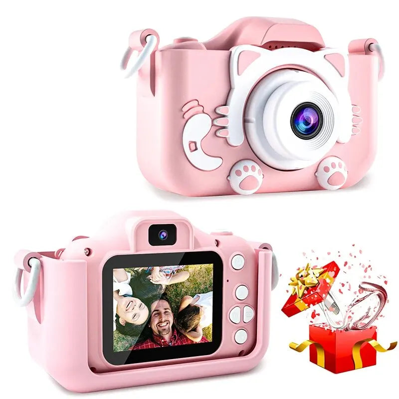 Camera fotográfica infantil- Câmera  1080p hd câmera de vídeo digital