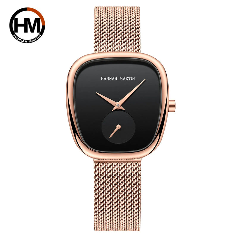 Relógio Feminino de Quartzo Minimalista Oval