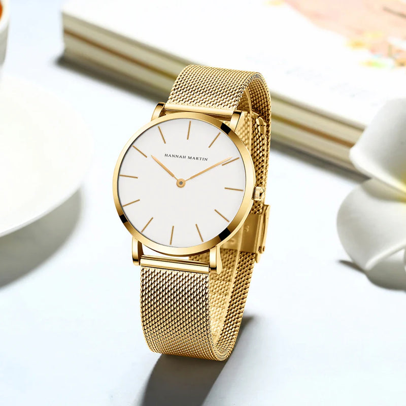 Relógio Feminino de Quartzo Nórdica Minimalista